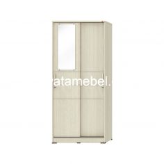 Lemari Pakaian Pintu Geser - ACTIV Spin SL 80 / Tsugawood Ash